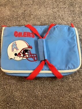 Houston Oilers NFL Pyrex Portables Travel Casserole Tote Hot/Cold